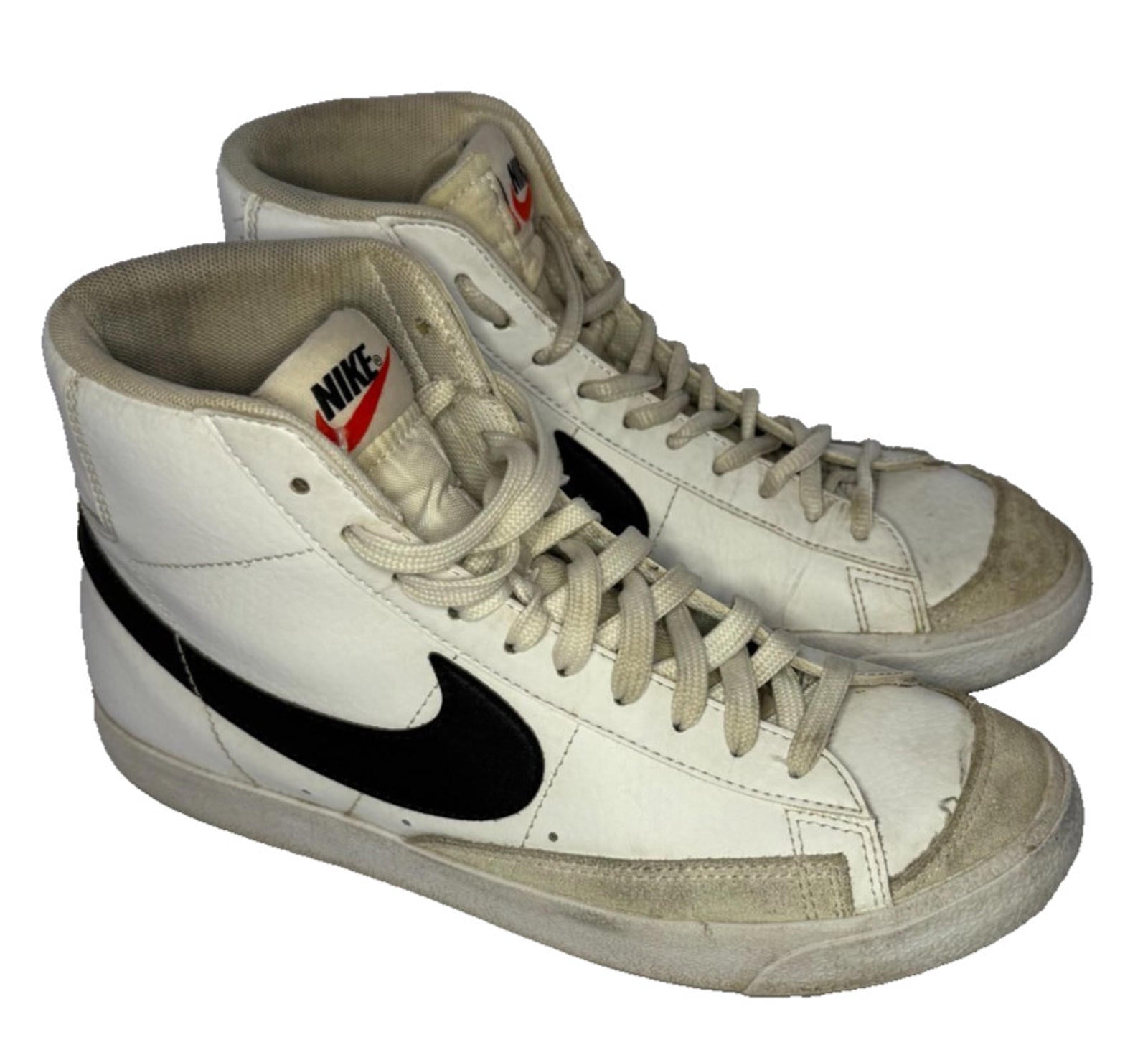 Nike Blazer Mid 77 Vintage White Black All Size 7Y Classic Youth