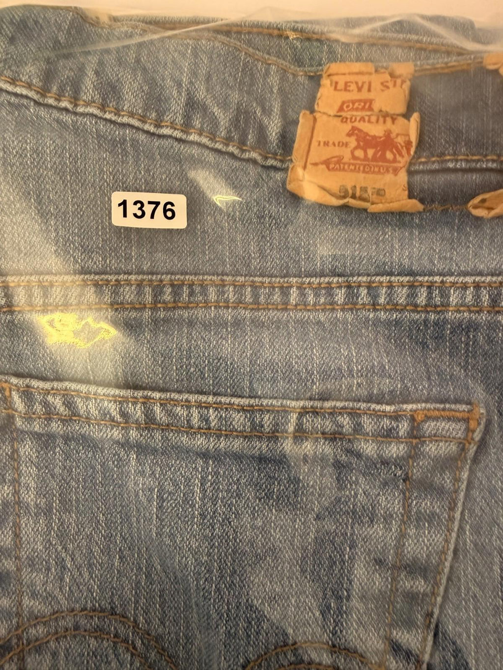 Levis 515 Nouveau Bootcut Light Wash Denim Jeans Womens Size 6M Cotton Blend