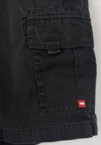 Tony Hawk Mens Size 34 Cargo Shorts Black Cotton Skateboarding Utility
