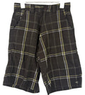 ONEILL Warren Bermuda Shorts Mens 28 Brown Plaid Soft Viscose Blend Surf Beach