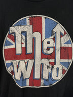 Vintage The Who Logo Shirt Adult XXL 2XL Black Band England