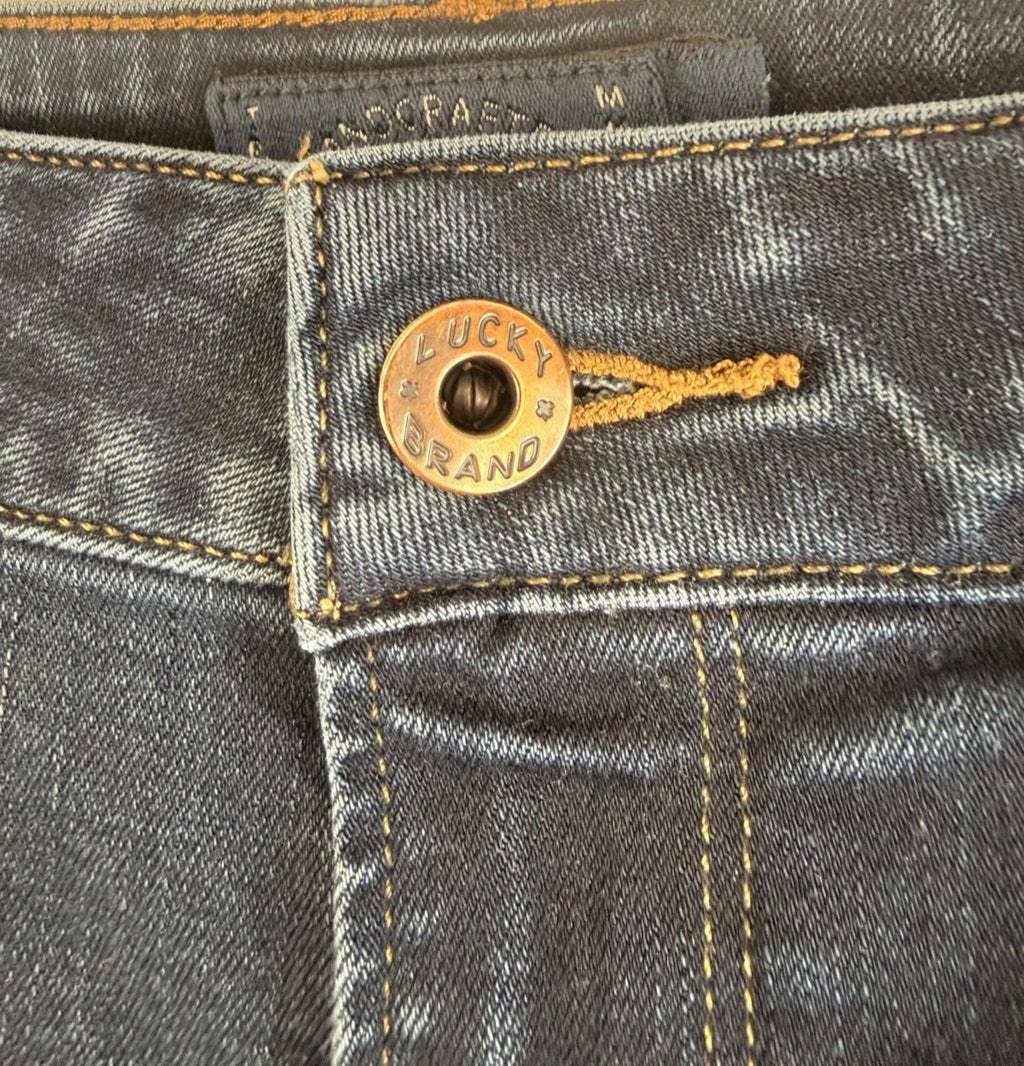 Lucky Brand Size 8 / 29 Womens Jeans Skinny Ankle Dark Wash Denim