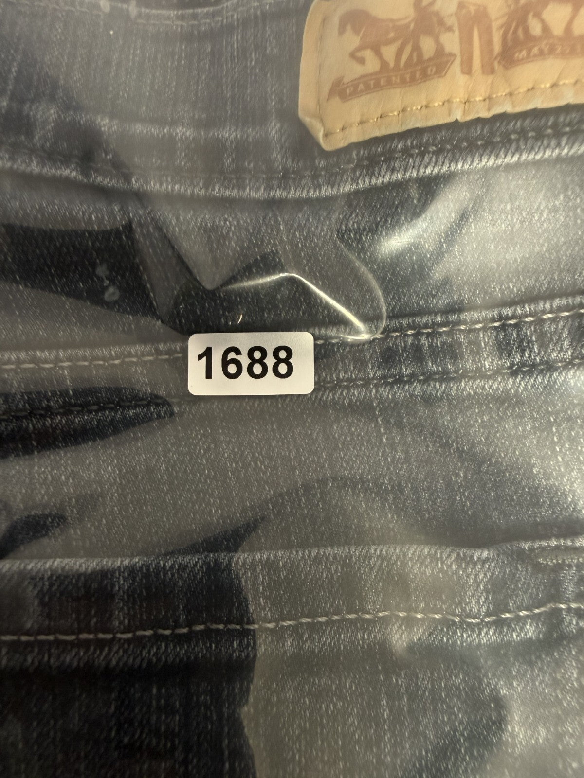 Levis Womens 505 Straight Leg Jeans Size 10 Blue Dark Wash Stretch Denim