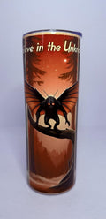 20 oz Believe in the Unknown Stainless Steel Tumbler with Lid, Straw Cryptid