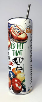 20 oz Sudden Impact Bowling Stainless Steel Tumbler with Lid, Straw