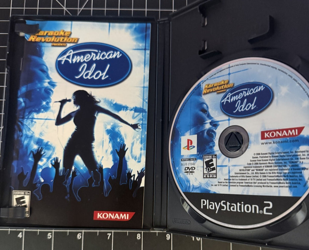Karaoke Revolution Presents: American Idol (PlayStation 2 PS2) CIB & TESTED