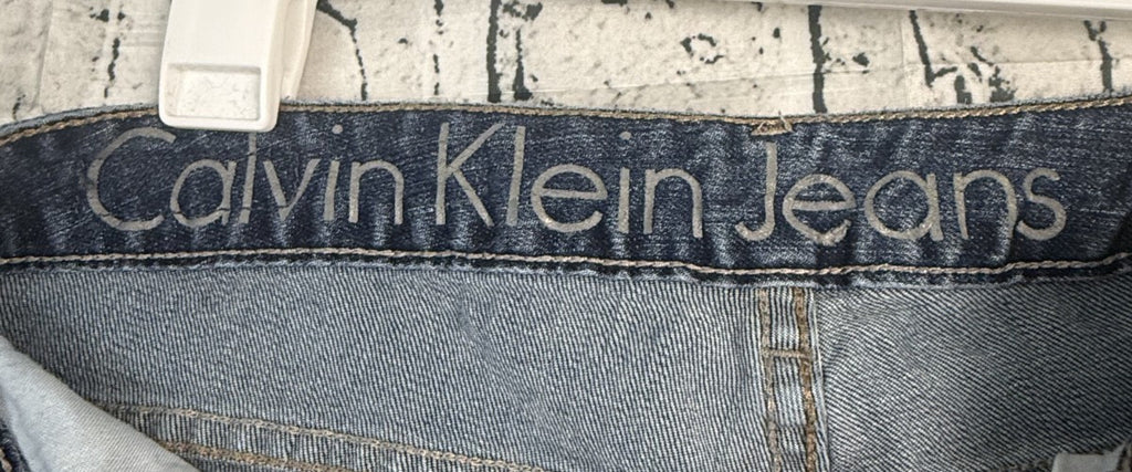 Calvin Klein Jeans Womens 6 Blue Ultimate Skinny Stretch Denim Pants