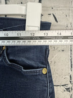 7 For All Mankind Jeans Womens Sz 26 Low Rise Slim Straight Blue Stretch