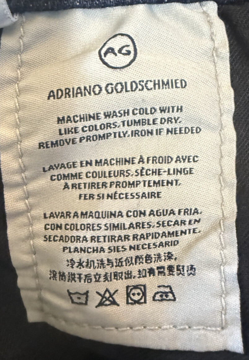 AG Adriano Goldschmied Jeans 27R Womens Blue The Legging Super Skinny Low Rise