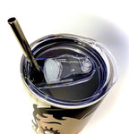20 oz Vintage Betty Boop Stainless Steel Tumbler with Lid, Straw