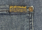 7 for All Mankind Jeans Womens Sz 29 Blue High Waist Ankle Gwenevere Preppy