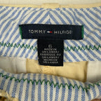 Tommy Hilfiger Chino Khaki Shorts High Rise Pockets Cotton Yellow Womens Size 6