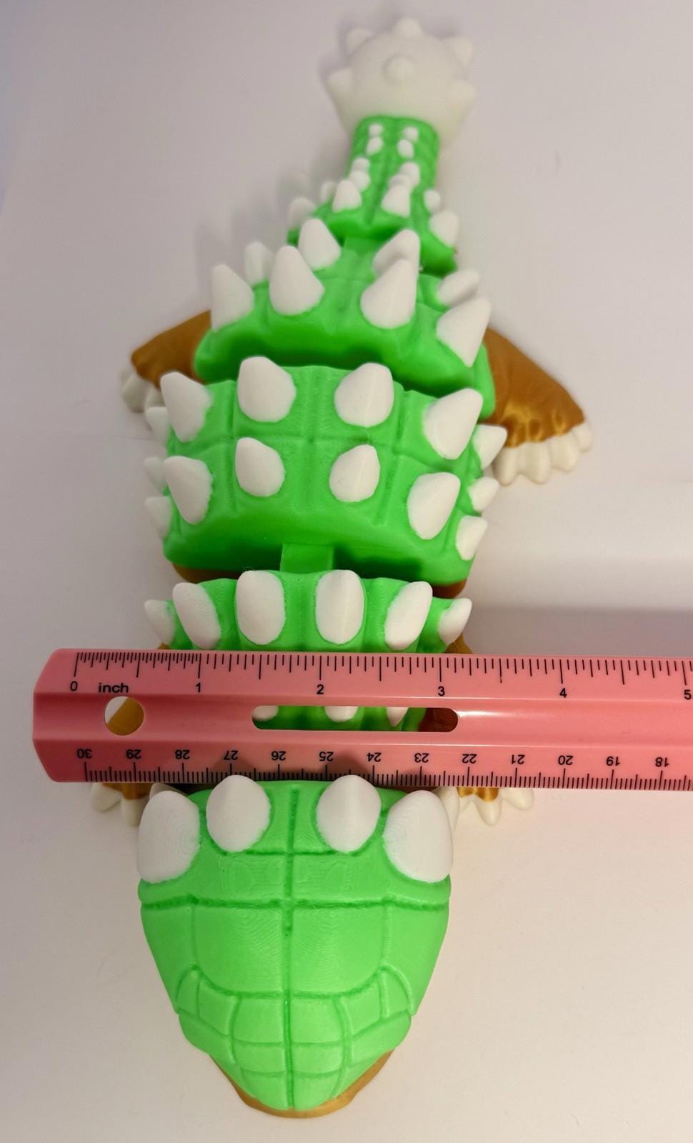 Large 3D Printed Articulated Ankylosaurus – Flexible Toy Figurine - 12 Inches