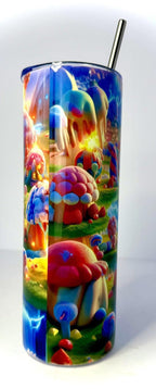 20 oz Charmander Stainless Steel Tumbler with Lid, Straw ~ Pokemon