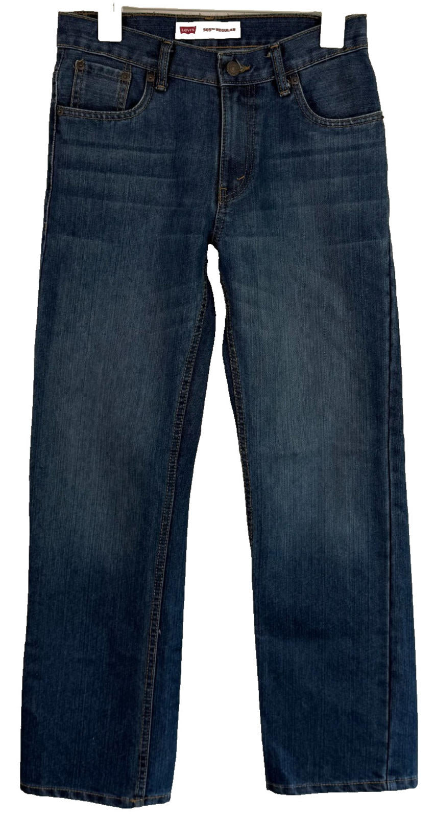 Levi's Women's 505 Straight Womens Size 16 Dark Wash Denim Jeans.