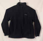Columbia Jacket Womens Sz 2X Black Fleece Full Zip Up Sweater Sweatshirt