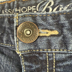 Tommy Hilfiger Classic Hope Boot Womens Sz 12 Short Dark Wash Blue Denim Jeans