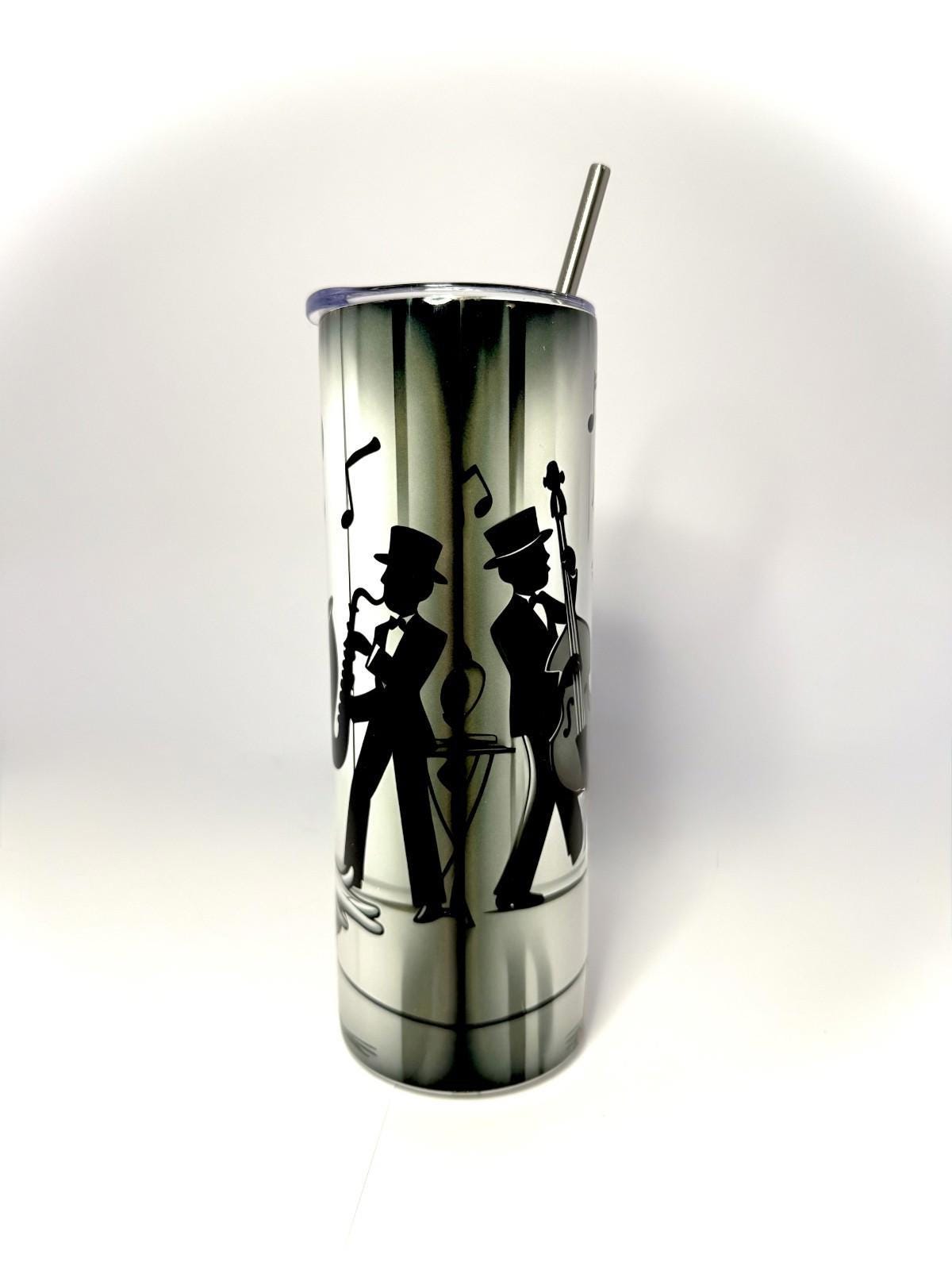 20 oz Vintage Betty Boop Stainless Steel Tumbler with Lid, Straw