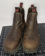 Redback Mens US 10.5 Bobcat UBBK Elastic Brown Leather Soft Toe Work Boots