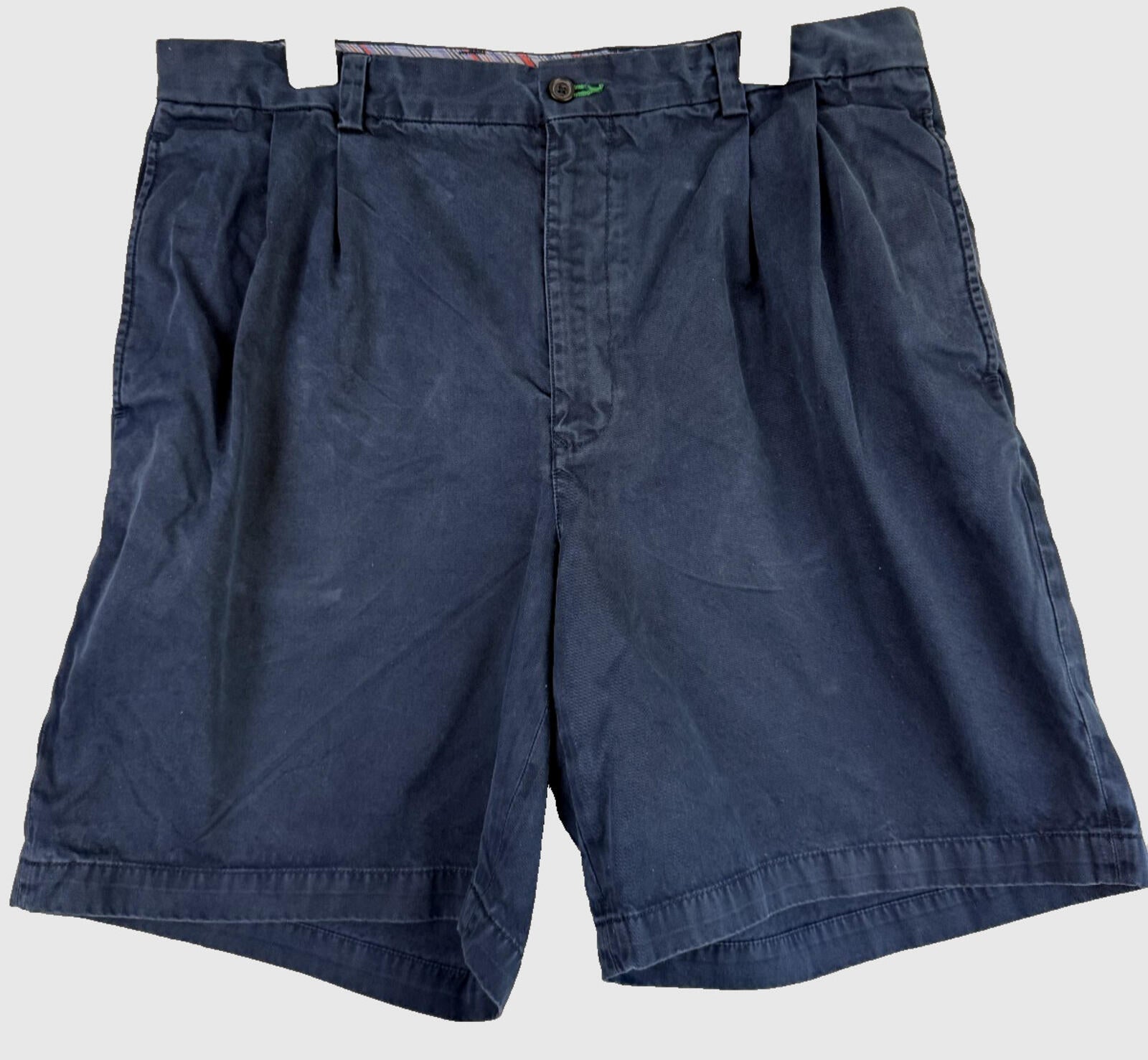 TOMMY HILFIGER Navy Blue Casual CHINO SHORTS Sz 36