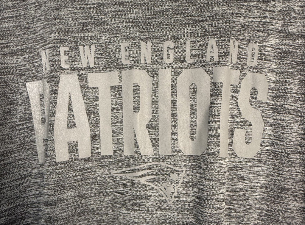 New England Patriots Mens T-Shirt 2XL Gray Heather NFL Football Sports Fanatics
