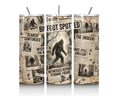 20 oz Bigfoot Spotted Stainless Steel Tumbler with Lid, Straw - Cryptid