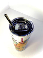 20 oz Funny Sewing Stainless Steel Tumbler with Lid, Straw