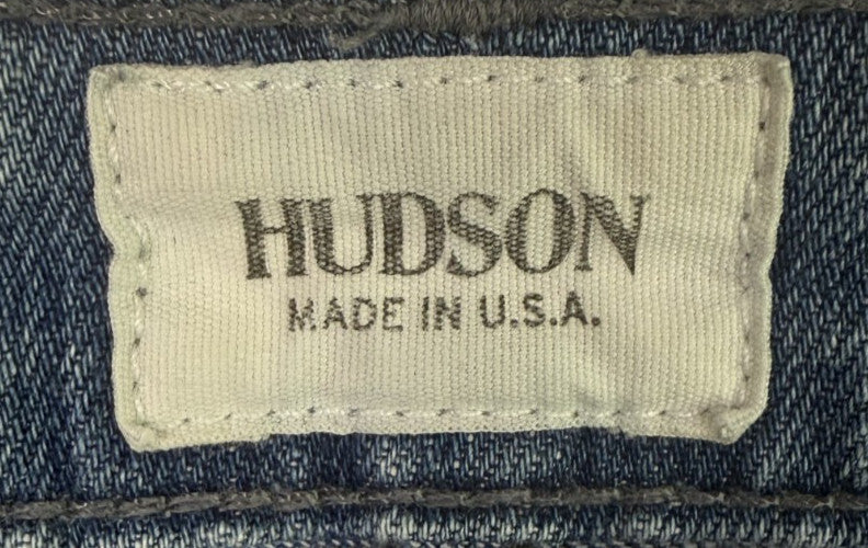 Hudson Women Jeans Size 27 Blue Skinny Stretch Low Rise *Made in USA*