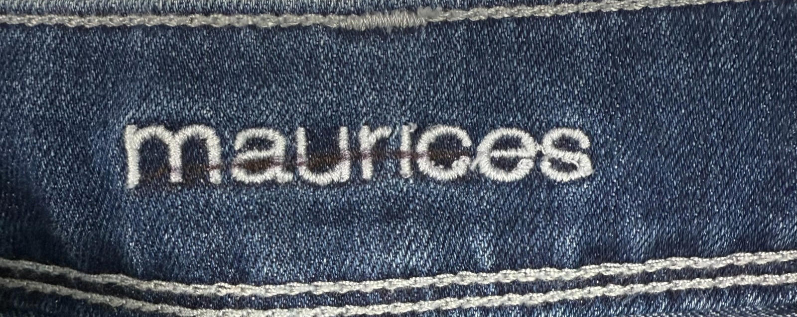 Maurices Straight Leg Jeans Size 8 Short Womens Blue Stretch