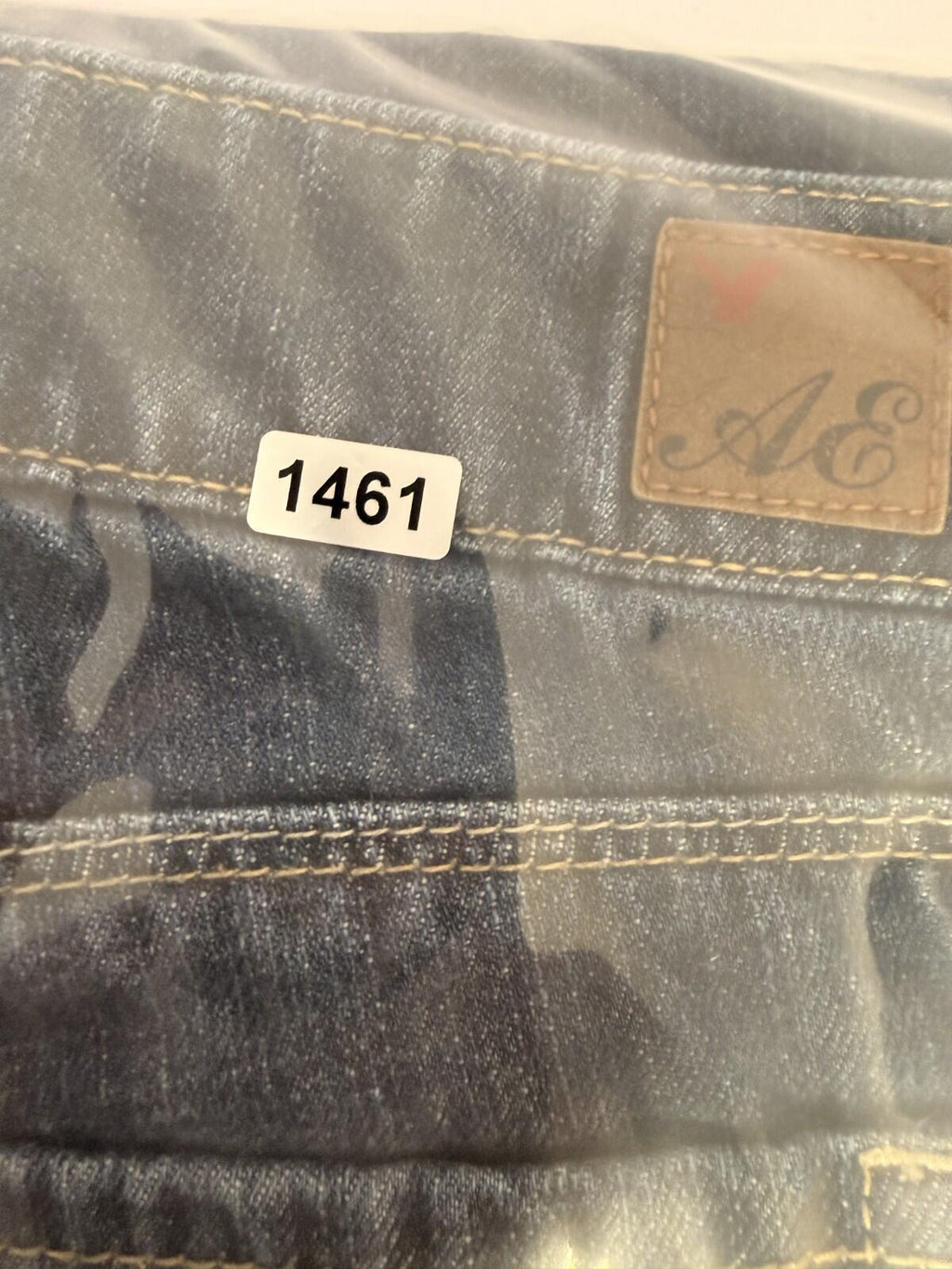 American Eagle 77 Straight Jeans Womens Size 6 Long Blue Denim 30x31