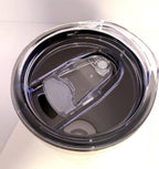20 oz Ford Black Widow Stainless Steel Tumbler with Lid, Straw - F150