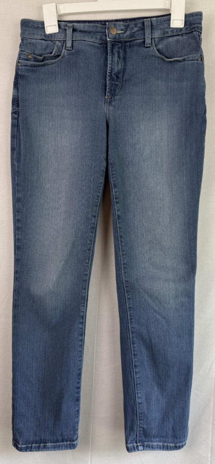 Not Your Daughters Jeans NYDJ Skinny Jeans Womens Size 8 Blue USA MADE Stretch