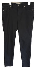 Madewell Black 10" High Rise Skinny Womens 32P Short Stretch Jeans