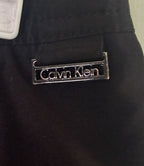 Calvin Klein Mens Shorts Size S Black Cargo Swim Trunks Board Green Mesh