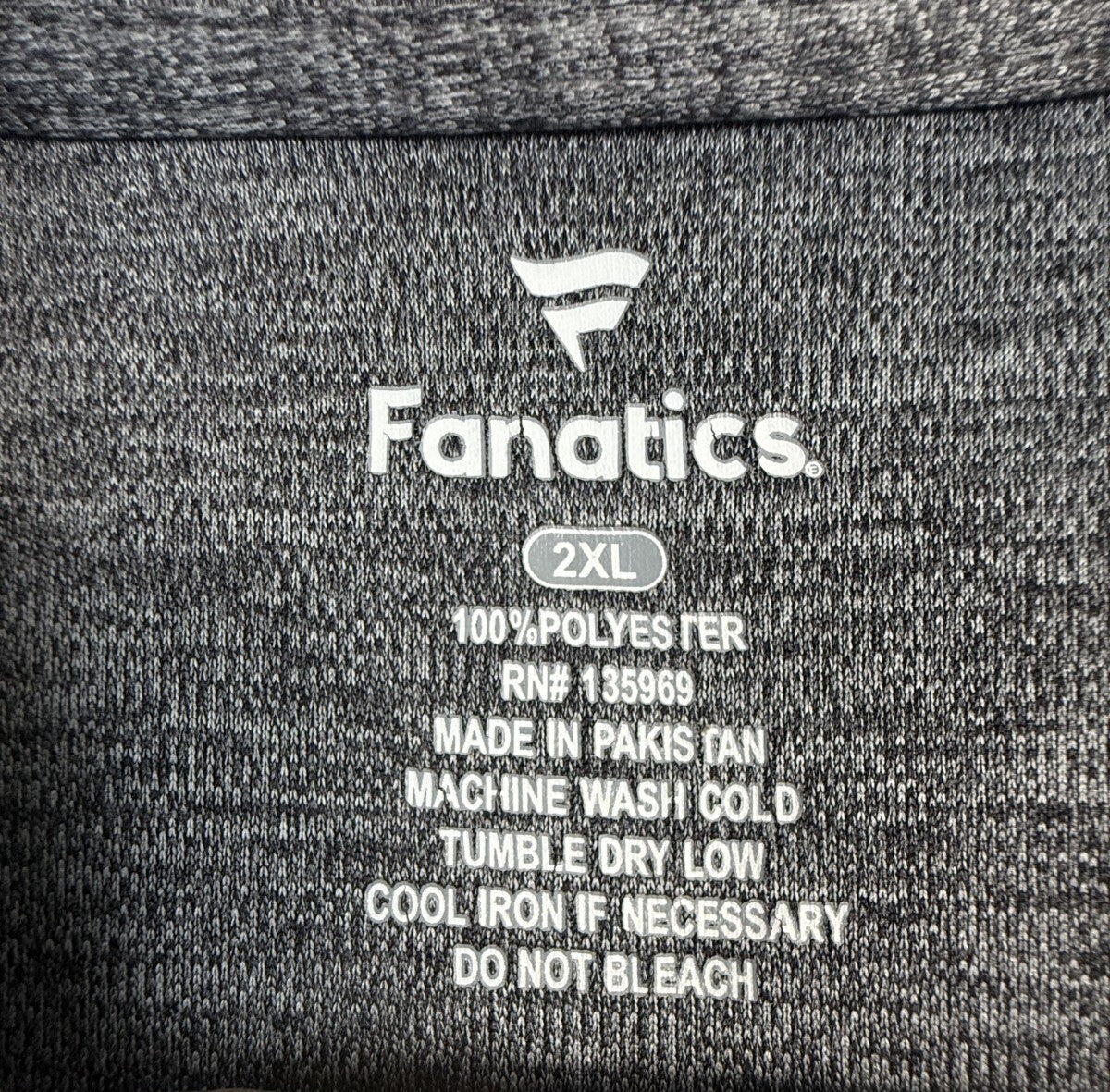 New England Patriots Mens T-Shirt 2XL Gray Heather NFL Football Sports Fanatics