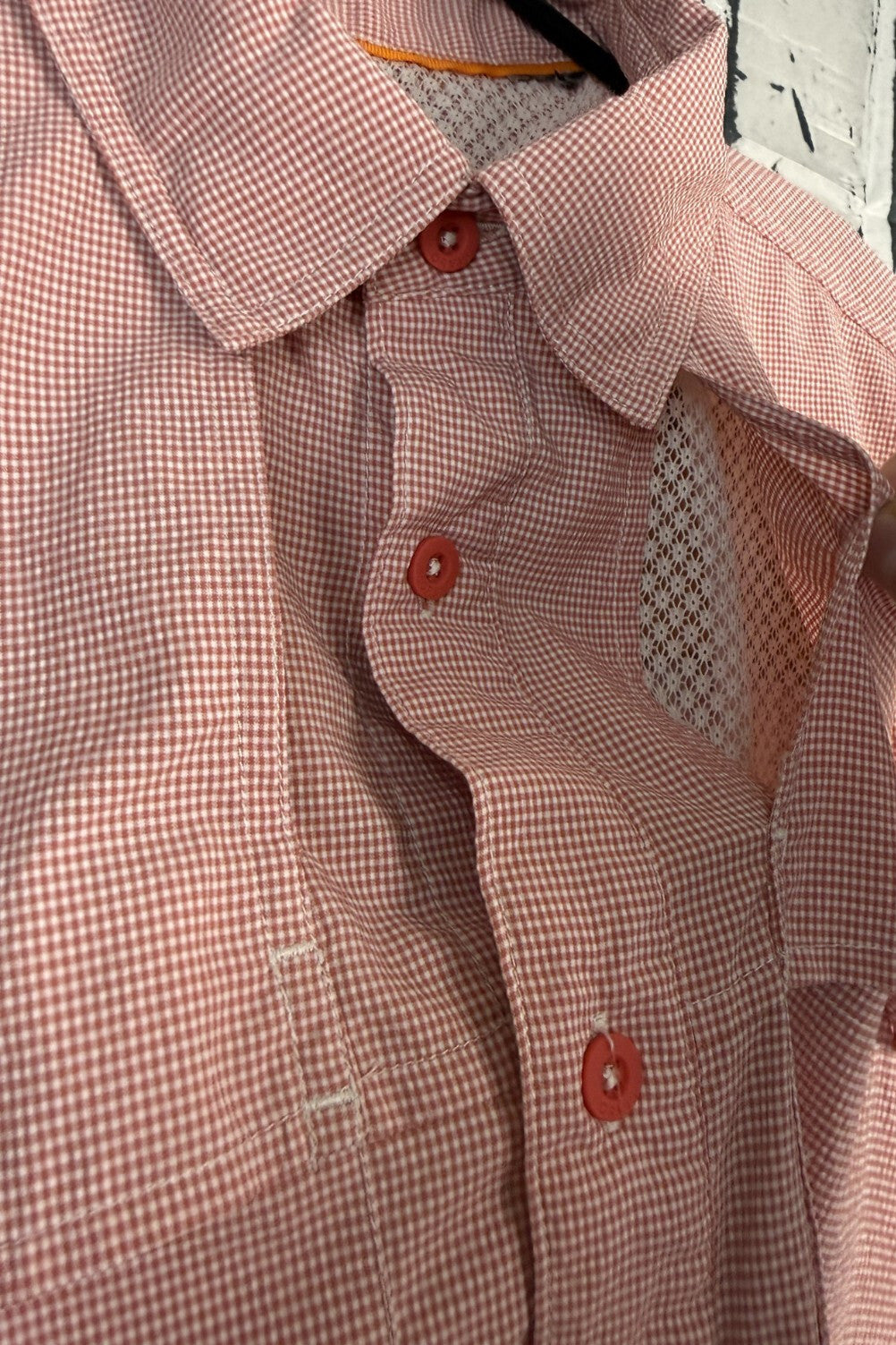 Orvis Open Air Caster Ventilated Short Sleeve Fishing Shirt Mens Sz Medium Red
