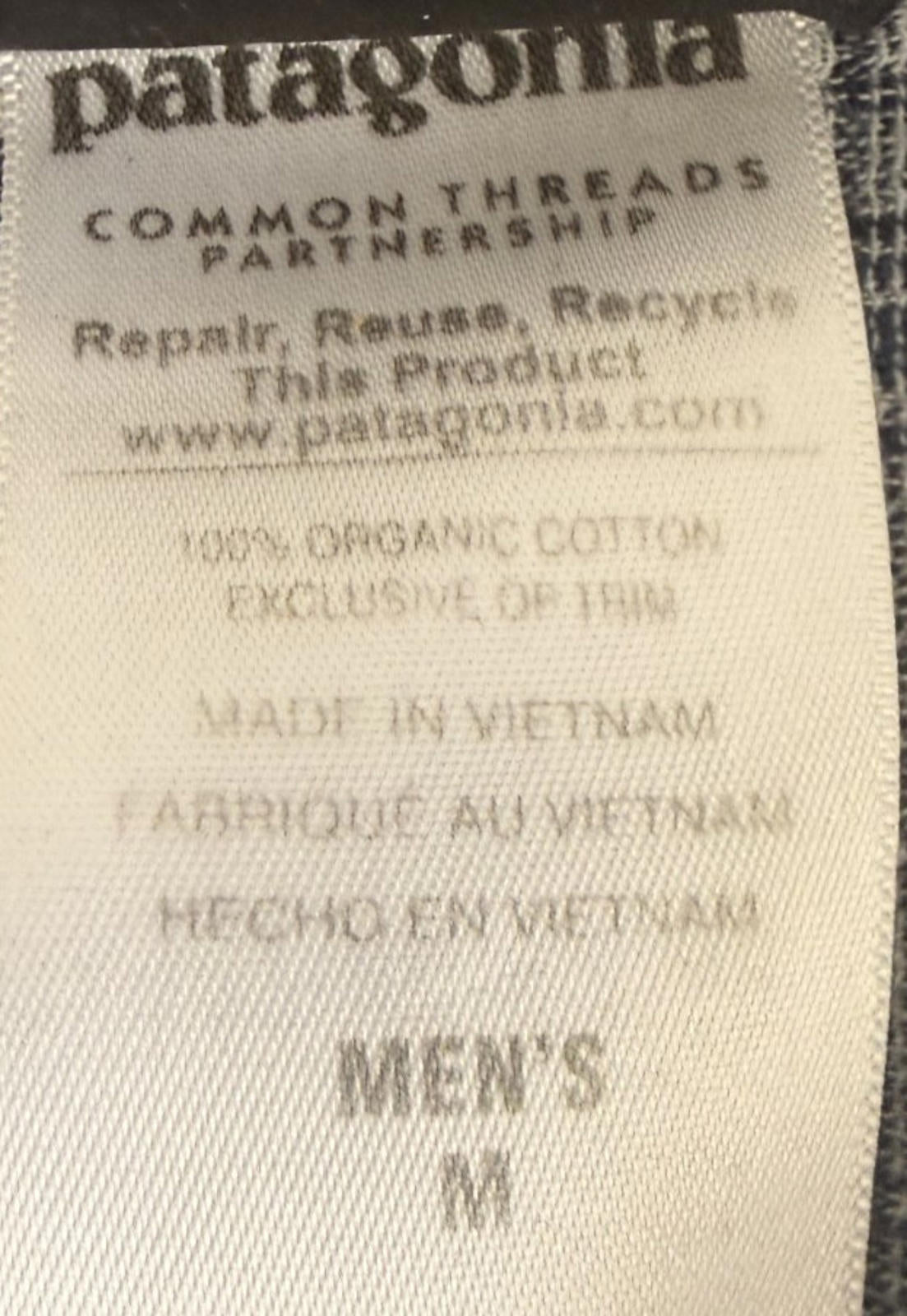 Patagonia Organic Cotton Button Up Mens Shirt Size Medium Crinkle