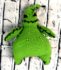 Handmade Crocheted Oogie Boogie Plushie - 13 inches - Same Day Shipping