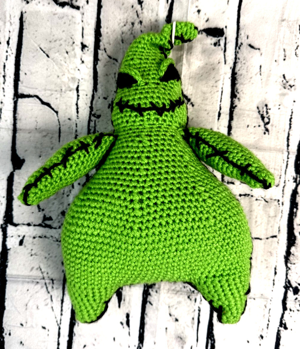 Handmade Crocheted Oogie Boogie Plushie - 13 inches - Same Day Shipping