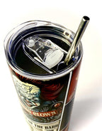 20 oz Pennywise Stainless Steel Tumbler with Lid, Straw
