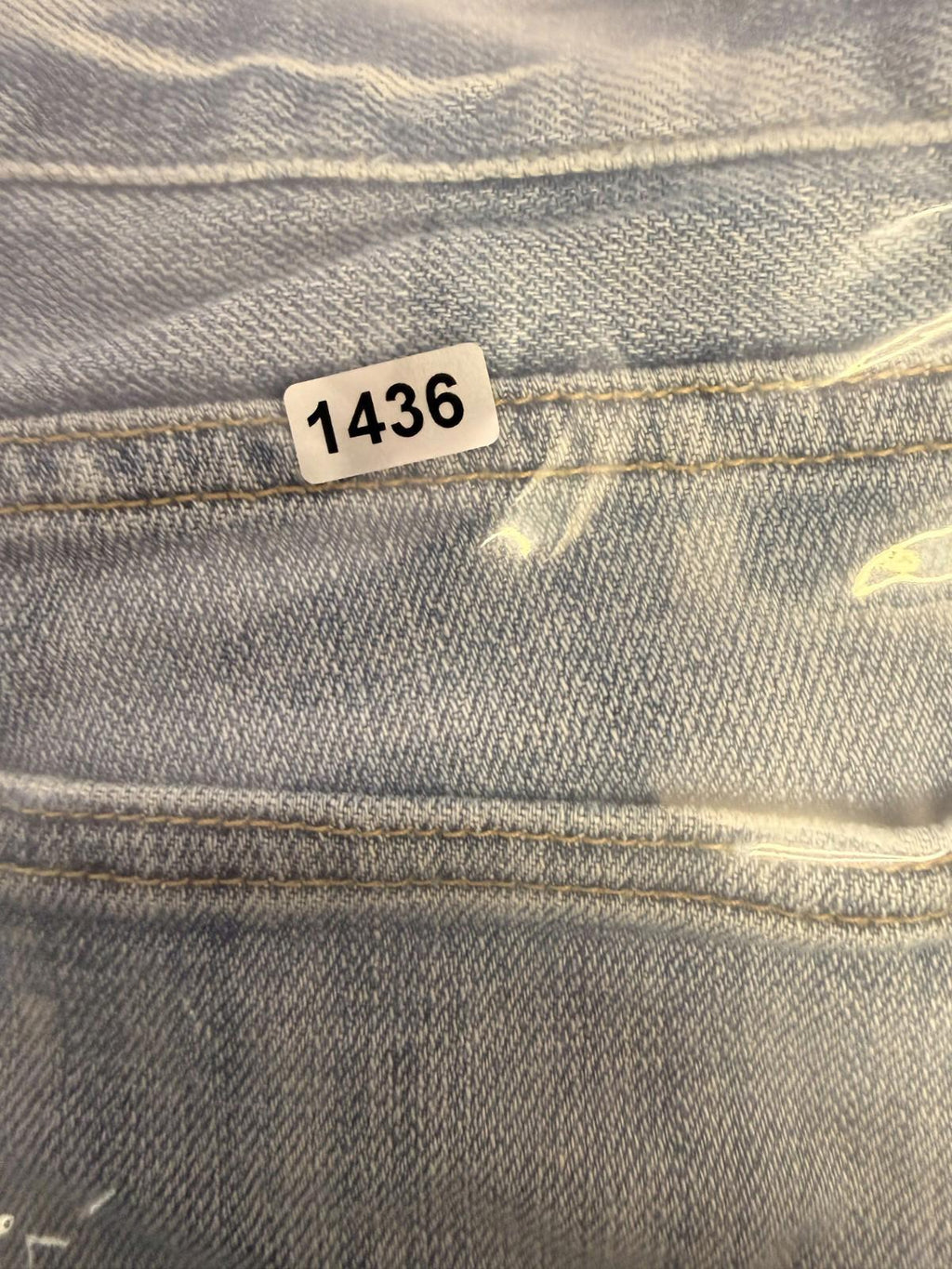 J.Crew Matchstick Womens Sz 31 Mid Rise Light Wash Distressed Denim Jeans