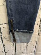 Rock And Republic Jeans Womens Size 10 With Cuffed Zipper Ankle
