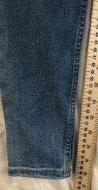 Womens Old Navy Rockstar Super Skinny Mid-Rise Distressed Denim Jeans Size 4