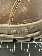 Redback Mens US 10.5 Bobcat UBBK Elastic Brown Leather Soft Toe Work Boots