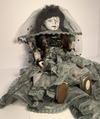 Meet Elara - OOAK Scary Creepy Doll 20" Hand Painted Horror Haunting Art