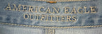 American Eagle Womens Shorts Sz 0 Button Fly Vintage HiRise Festival Distressed