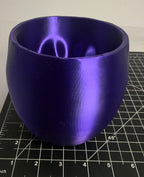 3D Printed Skull-Shaped Bowl - PLA - Purple