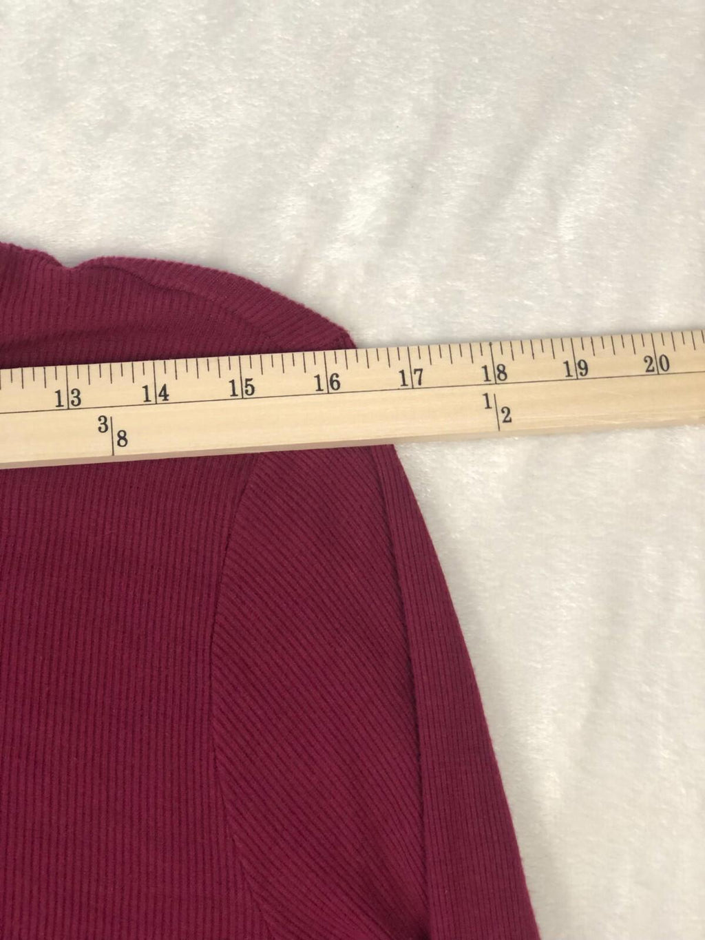 Cable & Gauge Womens Pullover Sweater XL burgundy Mock Neck Long Sleeve Knit