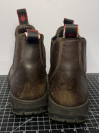 Redback Mens US 10.5 Bobcat UBBK Elastic Brown Leather Soft Toe Work Boots