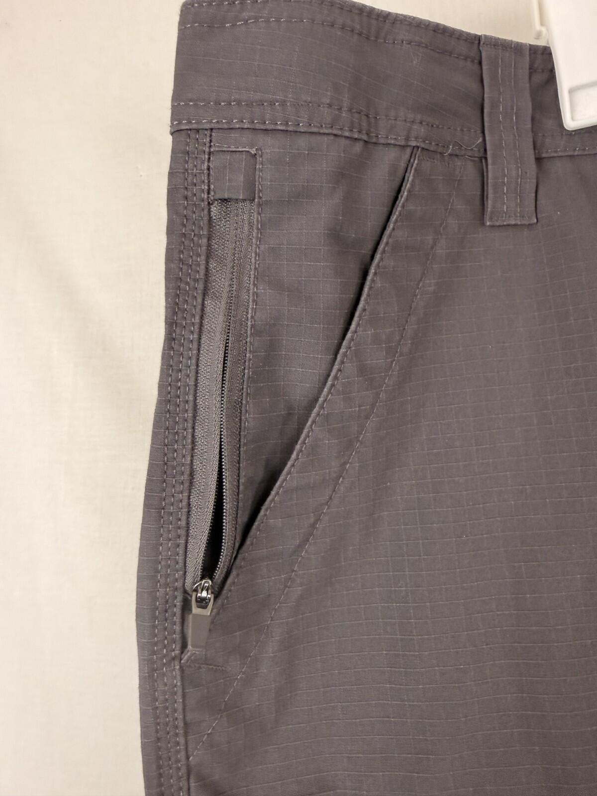 Lucky Brand Workwear Ripstop Cargo Shorts Charcoal Gray Size 44